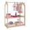 CHILDREN'S HANGER SANI FK18225.03 BIRCH WOOD IN NATURAL COLOR 86x49x110Hcm.