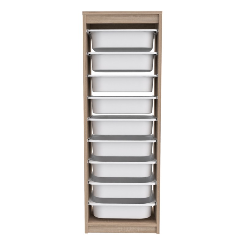 CHEST OF DRAWERS SANI FK18203.03 MELAMINE IN SONAMA-9 WHITE P.E. DRAWERS 45,5x29,6x125Hcm. CHEST OF DRAWERS SANI FK18203.03 MELAMINE IN SONAMA-9 WHITE P.E. DRAWERS 45,5x29,6x125Hcm.