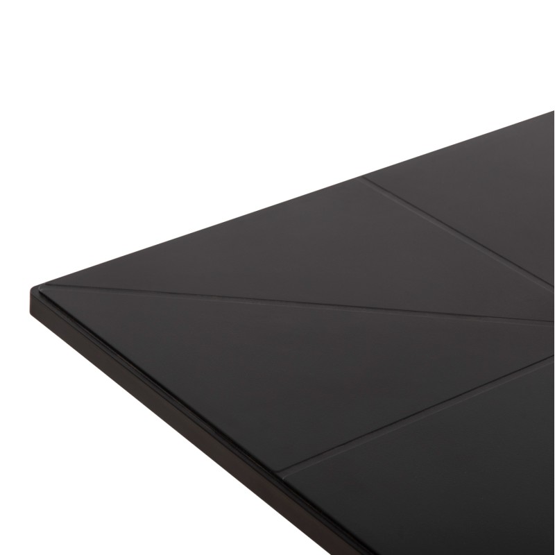 SQUARE POLYPROPYLENE TABLE TERRIN FK6125.12 BLACK 60,5x60,5x76,5Hcm.