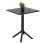 SQUARE POLYPROPYLENE TABLE TERRIN FK6125.12 BLACK 60,5x60,5x76,5Hcm.