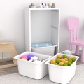 CHEST OF DRAWERS SANI FK18218.01 MELAMINE IN WHITE-WHITE P.E. DRAWERS 45,5x30x83Hcm. CHEST OF DRAWERS SANI FK18218.01 MELAMINE IN WHITE-WHITE P.E. DRAWERS 45,5x30x83Hcm.