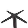 BAR TABLE BASE FK450.03 ALUMINUM IN BLACK 4-PRONGED WITH 44x44cm. CROSS BAR TABLE BASE FK450.03 ALUMINUM IN BLACK 4-PRONGED WITH 44x44cm. CROSS