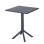 SQUARE POLYPROPYLENE TABLE TERRIN FK6125.20 DARK GREY 60,5x60,5x76,5Hcm.