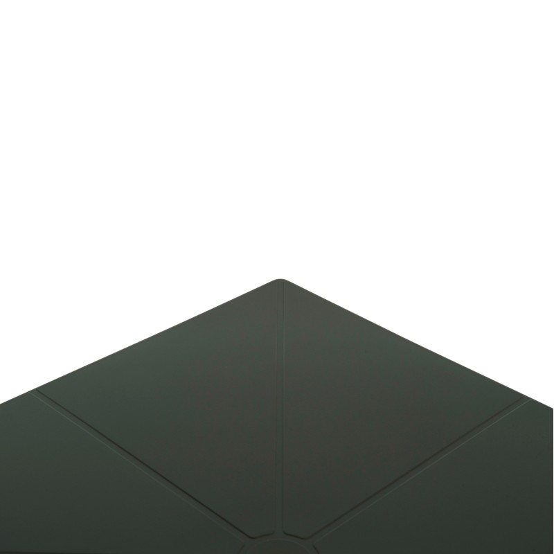 SQUARE POLYPROPYLENE TABLE TERRIN FK6125.15 DARK OLIVE 60x60x75Hcm.