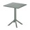 SQUARE POLYPROPYLENE TABLE TERRIN FK6125.15 DARK OLIVE 60x60x75Hcm.