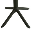 SQUARE POLYPROPYLENE TABLE TERRIN FK6125.15 DARK OLIVE 60x60x75Hcm.