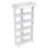 SHOE RACK RIBBER FK18191.01 MELAMINE IN WHITE COLOR 73x30x142Hcm.