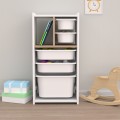 CHEST OF DRAWERS SANI FK18209.01 MELAMINE IN WHITE-SONOMA & WHITE P.E. DRAWERS 45.5x30x90Hcm. CHEST OF DRAWERS SANI FK18209.01 MELAMINE IN WHITE-SONOMA & WHITE P.E. DRAWERS 45.5x30x90Hcm.