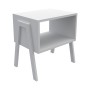 BEDSIDE STAND JAKE FK18182.01 MELAMINE IN WHITE 48x35x49Hcm.