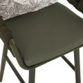 BAR STOOL ALUMINUM CAMDEN FK6142.09 BACK CUSHION WITH PRINT PATTERN-DARK OLIVE 56x60x108Hcm. BAR STOOL ALUMINUM CAMDEN FK6142.09 BACK CUSHION WITH PRINT PATTERN-DARK OLIVE 56x60x108Hcm.