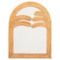 WALL MIRROR REFLECT FK4366 NATURAL RATTAN FRAME 61x5x80Hcm. WALL MIRROR REFLECT FK4366 NATURAL RATTAN FRAME 61x5x80Hcm.