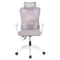 OFFICE CHAIR MEXER FK1195.02 GREY MESH-WHITE PP BASE 68x70x136Hcm. OFFICE CHAIR MEXER FK1195.02 GREY MESH-WHITE PP BASE 68x70x136Hcm.