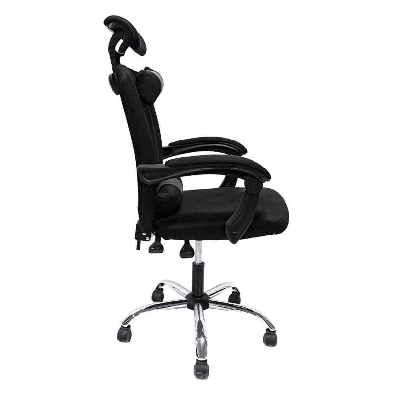 OFFICE CHAIR CRONER FK1196.01 BLACK MESH-BLACK METAL BASE 58x99x120Hcm. OFFICE CHAIR CRONER FK1196.01 BLACK MESH-BLACK METAL BASE 58x99x120Hcm.
