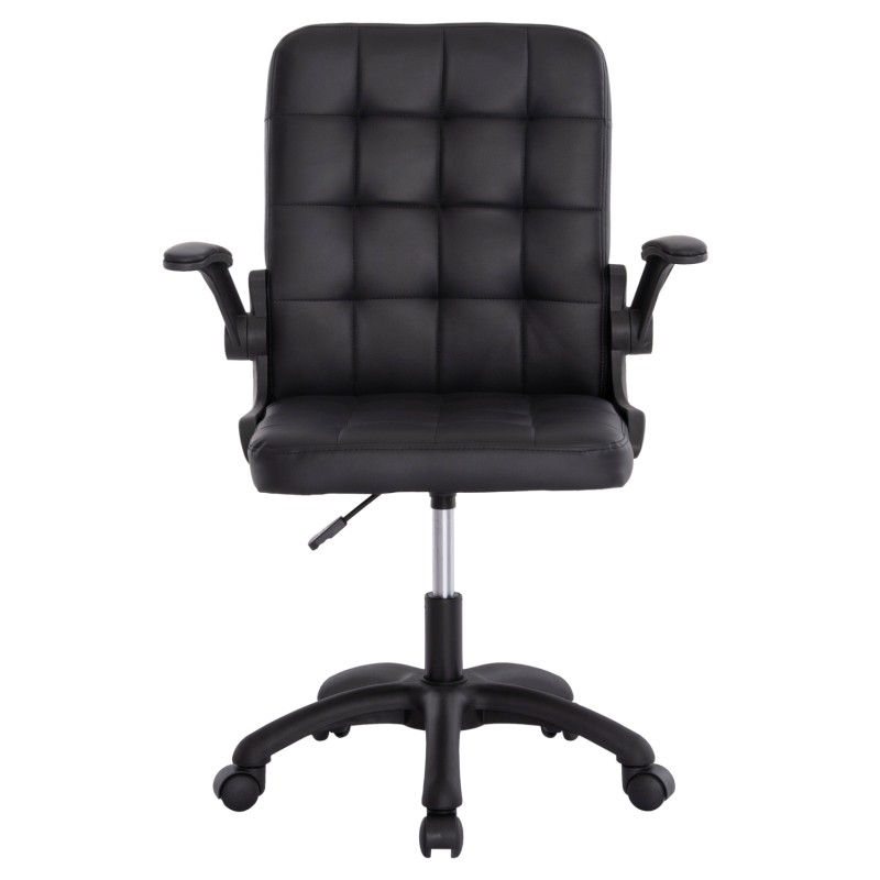 OFFICE CHAIR PORTIMA FK1197.01 BLACK PVC-FRAME & BASE 69x57x97Hcm. OFFICE CHAIR PORTIMA FK1197.01 BLACK PVC-FRAME & BASE 69x57x97Hcm.