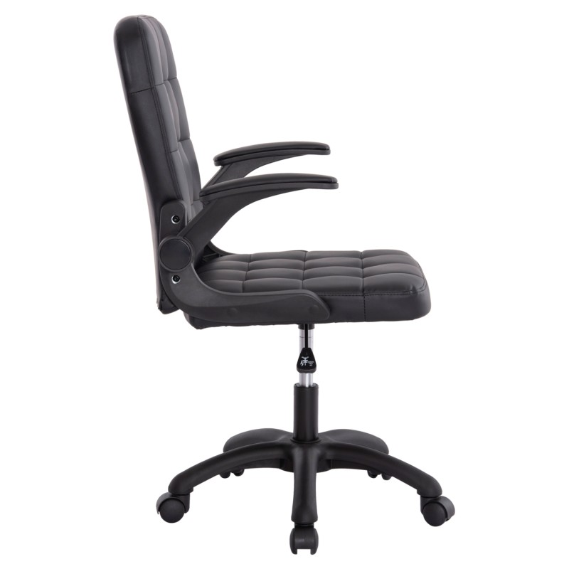 OFFICE CHAIR PORTIMA FK1197.01 BLACK PVC-FRAME & BASE 69x57x97Hcm. OFFICE CHAIR PORTIMA FK1197.01 BLACK PVC-FRAME & BASE 69x57x97Hcm.