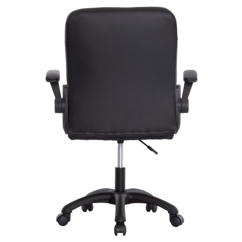 OFFICE CHAIR PORTIMA FK1197.01 BLACK PVC-FRAME & BASE 69x57x97Hcm. OFFICE CHAIR PORTIMA FK1197.01 BLACK PVC-FRAME & BASE 69x57x97Hcm.