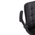OFFICE CHAIR PORTIMA FK1197.01 BLACK PVC-FRAME & BASE 69x57x97Hcm. OFFICE CHAIR PORTIMA FK1197.01 BLACK PVC-FRAME & BASE 69x57x97Hcm.