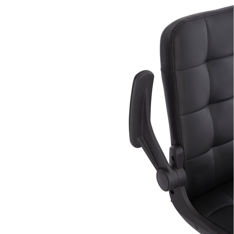 OFFICE CHAIR PORTIMA FK1197.01 BLACK PVC-FRAME & BASE 69x57x97Hcm. OFFICE CHAIR PORTIMA FK1197.01 BLACK PVC-FRAME & BASE 69x57x97Hcm.