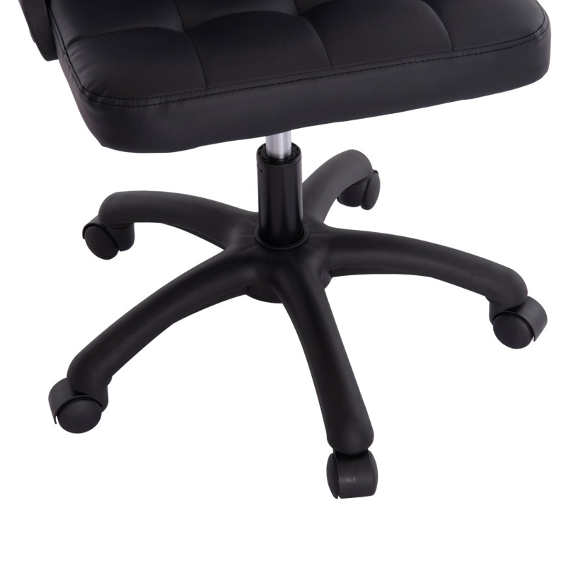 OFFICE CHAIR PORTIMA FK1197.01 BLACK PVC-FRAME & BASE 69x57x97Hcm. OFFICE CHAIR PORTIMA FK1197.01 BLACK PVC-FRAME & BASE 69x57x97Hcm.