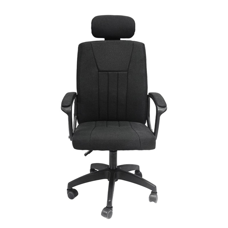 OFFICE CHAIR NIMBLE FK1199.11 BLACK FABRIC-BLACK FRAME AND BASE 59x64x122Hcm. OFFICE CHAIR NIMBLE FK1199.11 BLACK FABRIC-BLACK FRAME AND BASE 59x64x122Hcm.