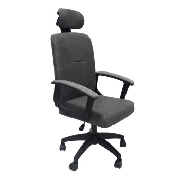 OFFICE CHAIR NIMBLE FK1199.12 GREY FABRIC-BLACK FRAME AND BASE 59x64x122Hcm.