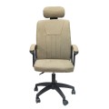 OFFICE CHAIR NIMBLE FK1199.13 KHAKI FABRIC-BLACK FRAME AND BASE 59x64x122Hcm. OFFICE CHAIR NIMBLE FK1199.13 KHAKI FABRIC-BLACK FRAME AND BASE 59x64x122Hcm.