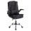 OFFICE CHAIR CANAN FK1201 BLACK PVC--CHROME BASE 66x61x105Hcm.