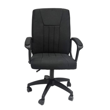 OFFICE CHAIR NIM FK1200.11 BLACK FABRIC-BLACK FRAME AND BASE 58x61x101.5Hcm. OFFICE CHAIR NIM FK1200.11 BLACK FABRIC-BLACK FRAME AND BASE 58x61x101.5Hcm.