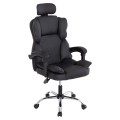 OFFICE CHAIR OCTAVIUS FK1202 BLACK PVC- CHROMED METAL BASE 63x73x129Hcm. OFFICE CHAIR OCTAVIUS FK1202 BLACK PVC- CHROMED METAL BASE 63x73x129Hcm.