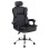 OFFICE CHAIR OCTAVIUS FK1202 BLACK PVC- CHROMED METAL BASE 63x73x129Hcm.