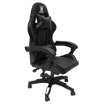 GAMING ARMCHAIR DARREN FK1203.04 BLACK-WHITE PVC 58.5x100x120Hcm.