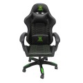 GAMING ARMCHAIR LOOT FK1204 BLACK-GREEN PVC 60x60x120Hcm. GAMING ARMCHAIR LOOT FK1204 BLACK-GREEN PVC 60x60x120Hcm.
