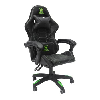GAMING ARMCHAIR LOOT FK1204 BLACK-GREEN PVC 60x60x120Hcm.