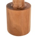 SIDE TABLE BERMAL FK9889 SOLID SUAR WOOD IN NATURAL Φ30x46Hcm.