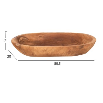 TABLE DECOR FK4294 OVAL BOWL RECYCLED TEAK IN NATURAL COLOR 55x30x7Hcm. TABLE DECOR FK4294 OVAL BOWL RECYCLED TEAK IN NATURAL COLOR 55x30x7Hcm.