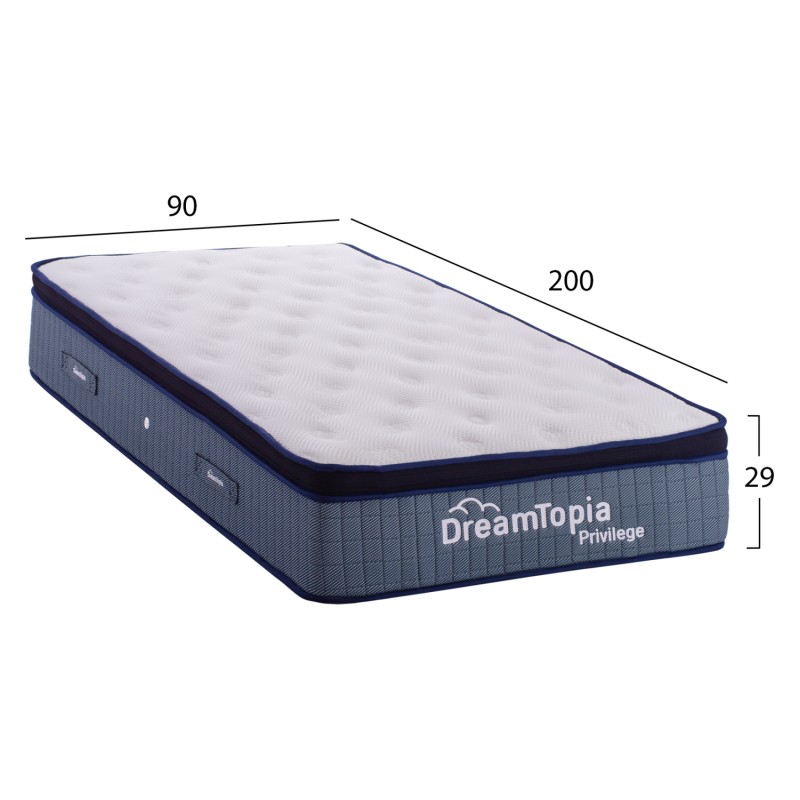 FK660.90-200 DREAMTOPIA mattress, series PRIVILEGE, 90X200x29Hcm MATTRESS