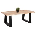 COFFEE TABLE SOFIA SLIM FK8502.21 ACACIA WOOD IN LIGHT NATURAL COLOR 115x65x41Hcm.