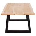 COFFEE TABLE SOFIA SLIM FK8502.21 ACACIA WOOD IN LIGHT NATURAL COLOR 115x65x41Hcm.