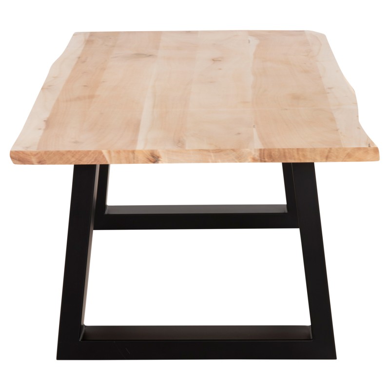 COFFEE TABLE SOFIA SLIM FK8502.21 ACACIA WOOD IN LIGHT NATURAL COLOR 115x65x41Hcm.