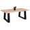 COFFEE TABLE SOFIA SLIM FK8502.21 ACACIA WOOD IN LIGHT NATURAL COLOR 115x65x41Hcm.