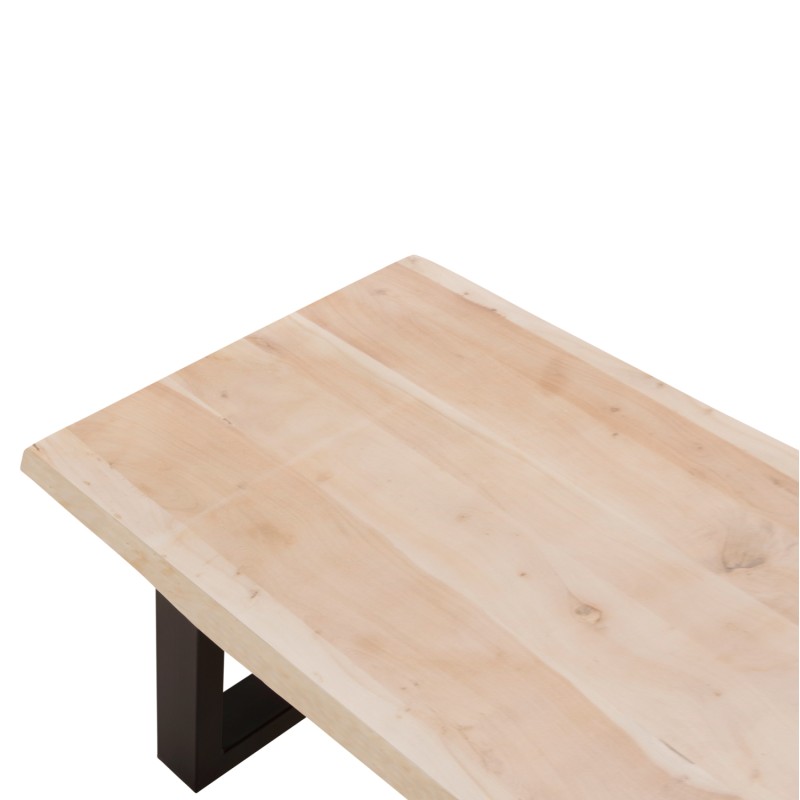 COFFEE TABLE SOFIA SLIM FK8502.21 ACACIA WOOD IN LIGHT NATURAL COLOR 115x65x41Hcm.