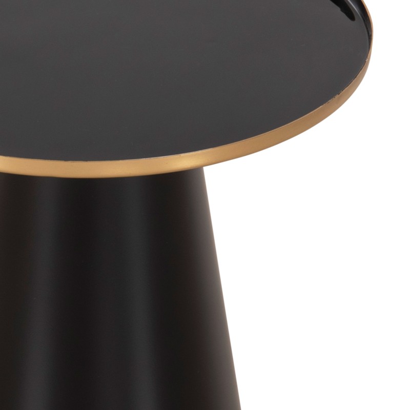 COFFEE TABLES 2PCS BENG FK9920 ENAMELED METAL TOP-MAT BASE-BLACK Φ50 & Φ40 cm. COFFEE TABLES 2PCS BENG FK9920 ENAMELED METAL TOP-MAT BASE-BLACK Φ50 & Φ40 cm.