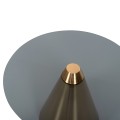 COFFEE TABLES 2PCS REBEN FK9919 METAL IN GOLD-BLACK GLASS TOP Φ80 & Φ60 cm. COFFEE TABLES 2PCS REBEN FK9919 METAL IN GOLD-BLACK GLASS TOP Φ80 & Φ60 cm.