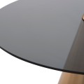 COFFEE TABLES 2PCS REBEN FK9919 METAL IN GOLD-BLACK GLASS TOP Φ80 & Φ60 cm. COFFEE TABLES 2PCS REBEN FK9919 METAL IN GOLD-BLACK GLASS TOP Φ80 & Φ60 cm.