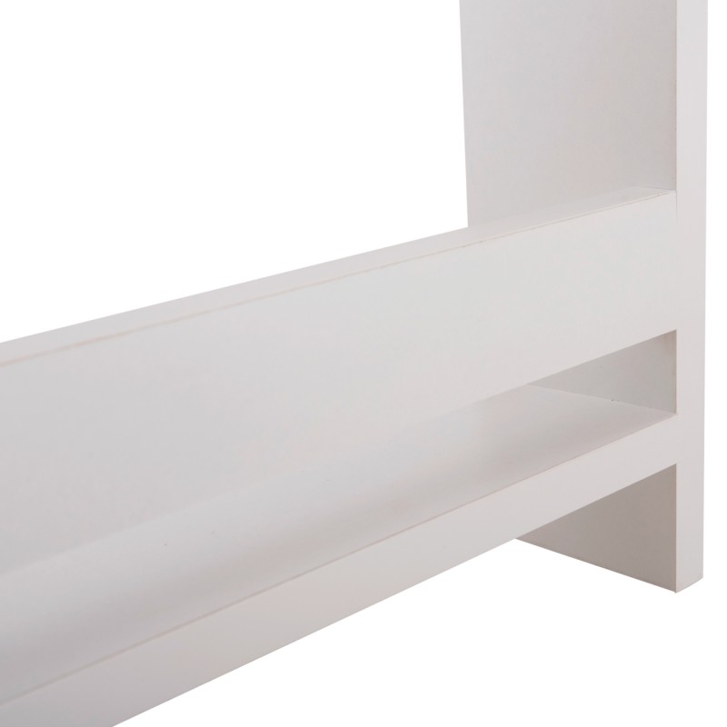 WALL SHELVES SANI FK18223.01 MELAMINE IN WHITE 60x10x90Hcm. (3 SHELVES) WALL SHELVES SANI FK18223.01 MELAMINE IN WHITE 60x10x90Hcm. (3 SHELVES)