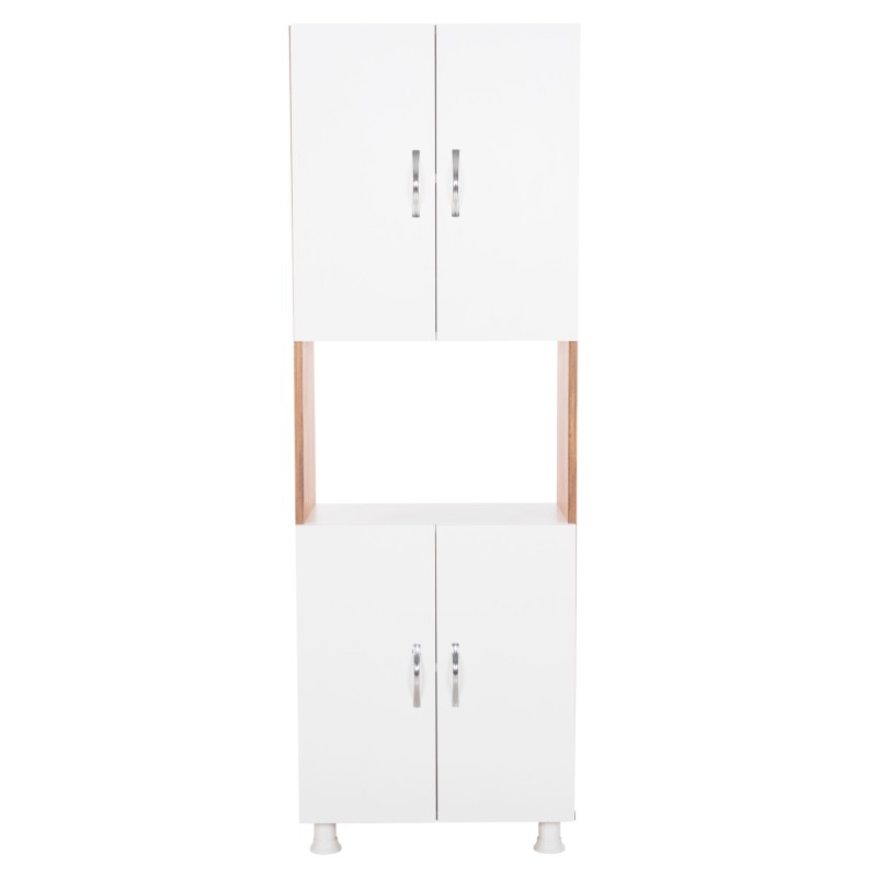 KITCHEN FURNITURE/CABINET RAD FK18196.04 MELAMINE IN NATURAL COLOR-WHITE 55,5x32x165Hcm. KITCHEN FURNITURE/CABINET RAD FK18196.04 MELAMINE IN NATURAL COLOR-WHITE 55,5x32x165Hcm.