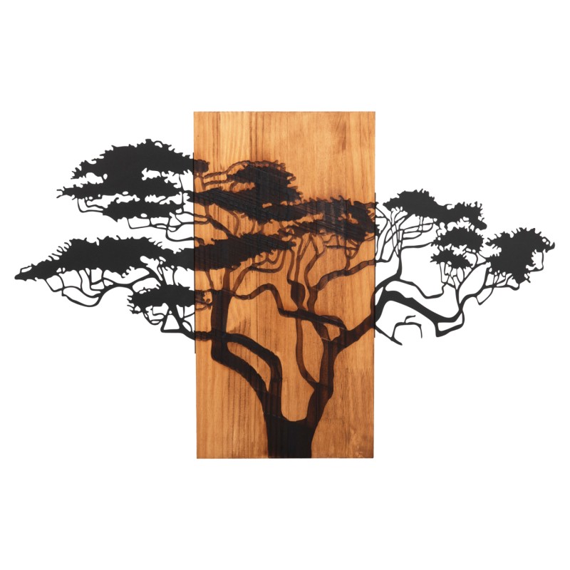 WALL DECORATION TREE FIGURE FK4648-METAL-WOOD 90x3(thickness)x58Hcm. WALL DECORATION TREE FIGURE FK4648-METAL-WOOD 90x3(thickness)x58Hcm.