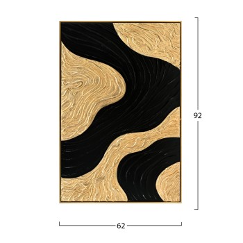 WALL PAINTING 3D SEDIMENT FK4548.02 BEIGE PS FRAME-HANDMADE SHAPES 62x4,5Χ92Hcm. WALL PAINTING 3D SEDIMENT FK4548.02 BEIGE PS FRAME-HANDMADE SHAPES 62x4,5Χ92Hcm.