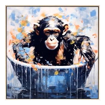 WALL PAINTING SIMIA FK4539 BEIGE PS FRAME-PRINTED CANVAS 62x4,5x62Hcm.