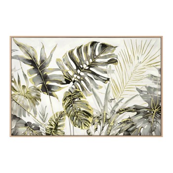 WALL PAINTING TROPICO ΗΜ4541 BEIGE PS FRAME-PRINTED CANVAS 102x4,5x72Hcm.